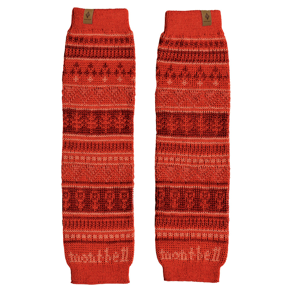 메리노울 자카드 레그 워머 RED