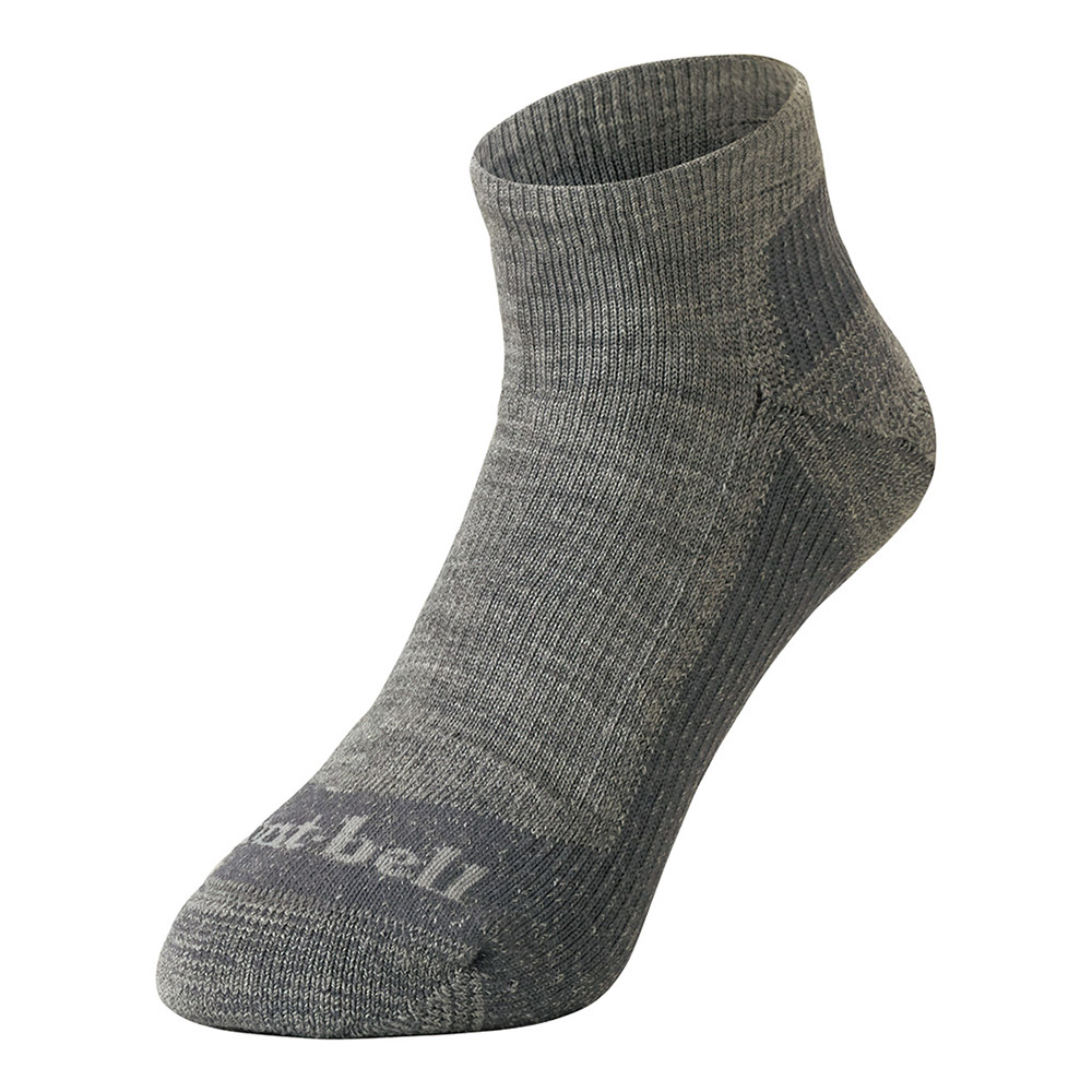 메리노울 워킹 숏 양말 LIGHT GRAY