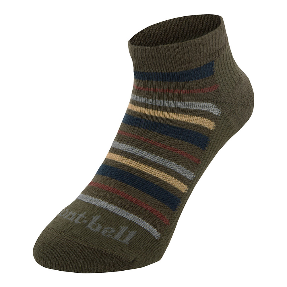 메리노울 워킹 숏 양말 DARK GREEN