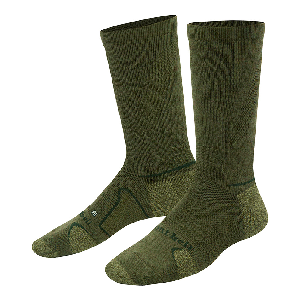 메리노울 서포텍 트레킹 양말 OLIVE