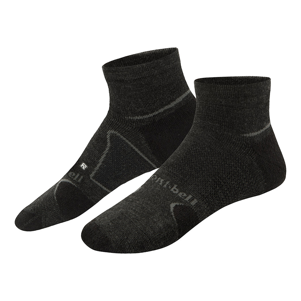 메리노울 서포텍 트레킹 숏 양말 CHARCOAL