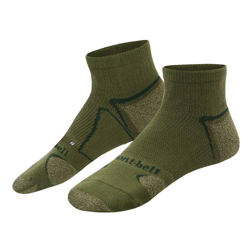 위크론 서포텍 워킹 숏 양말 OLIVE