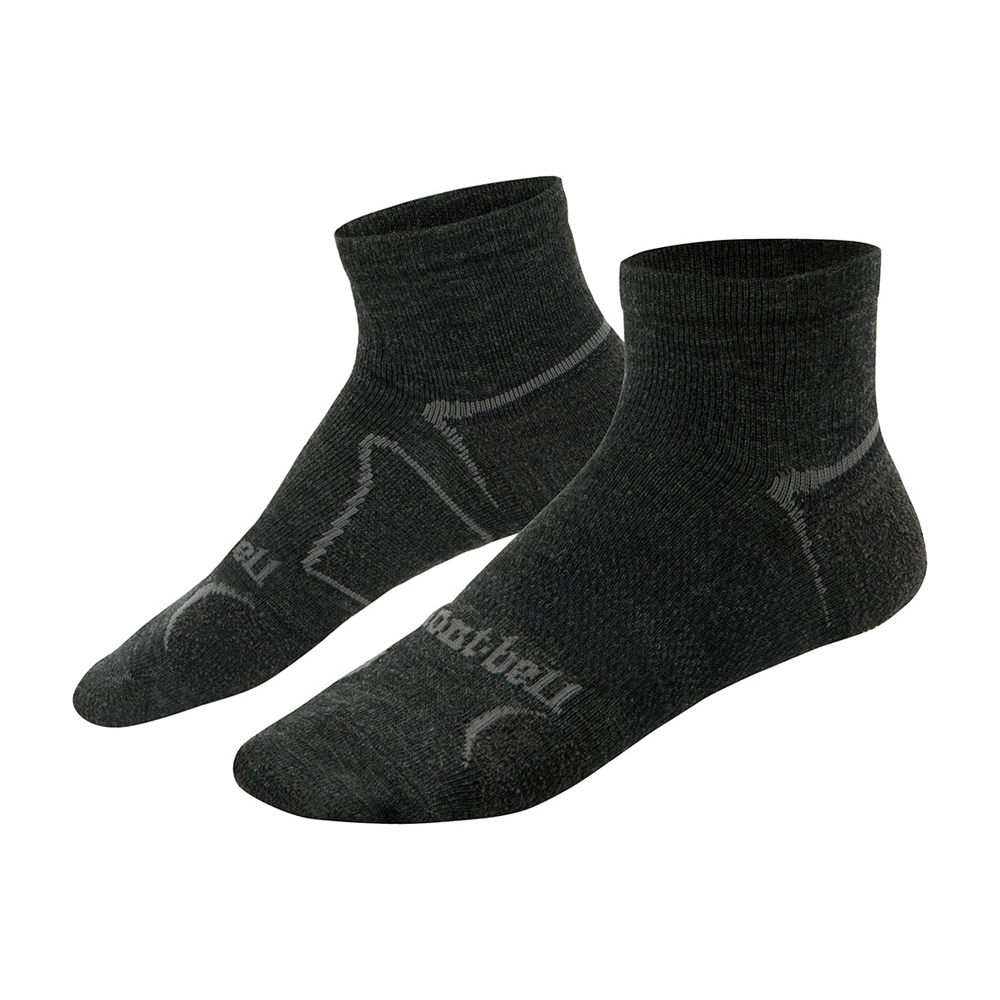 메리노울 서포텍 트레블 숏 양말 CHARCOAL