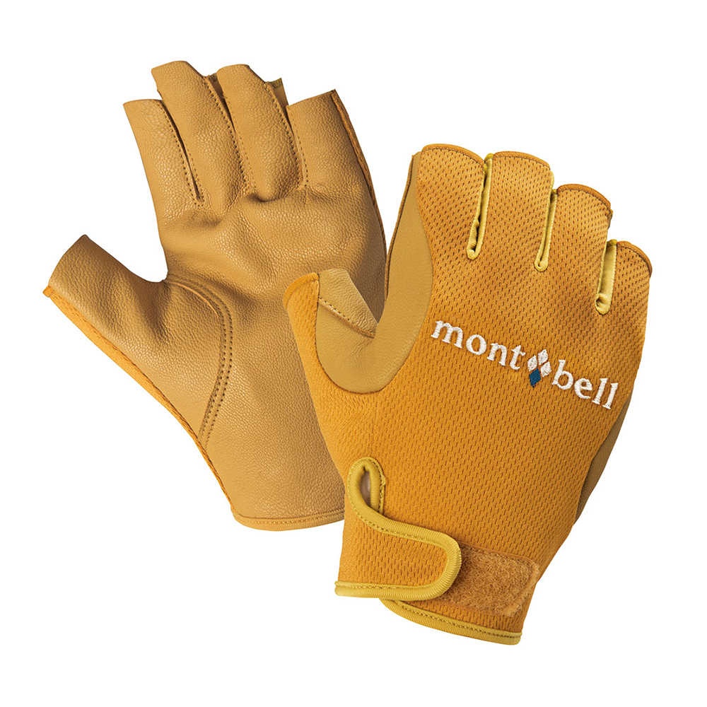 트레킹 반장갑 남 MUSTARD