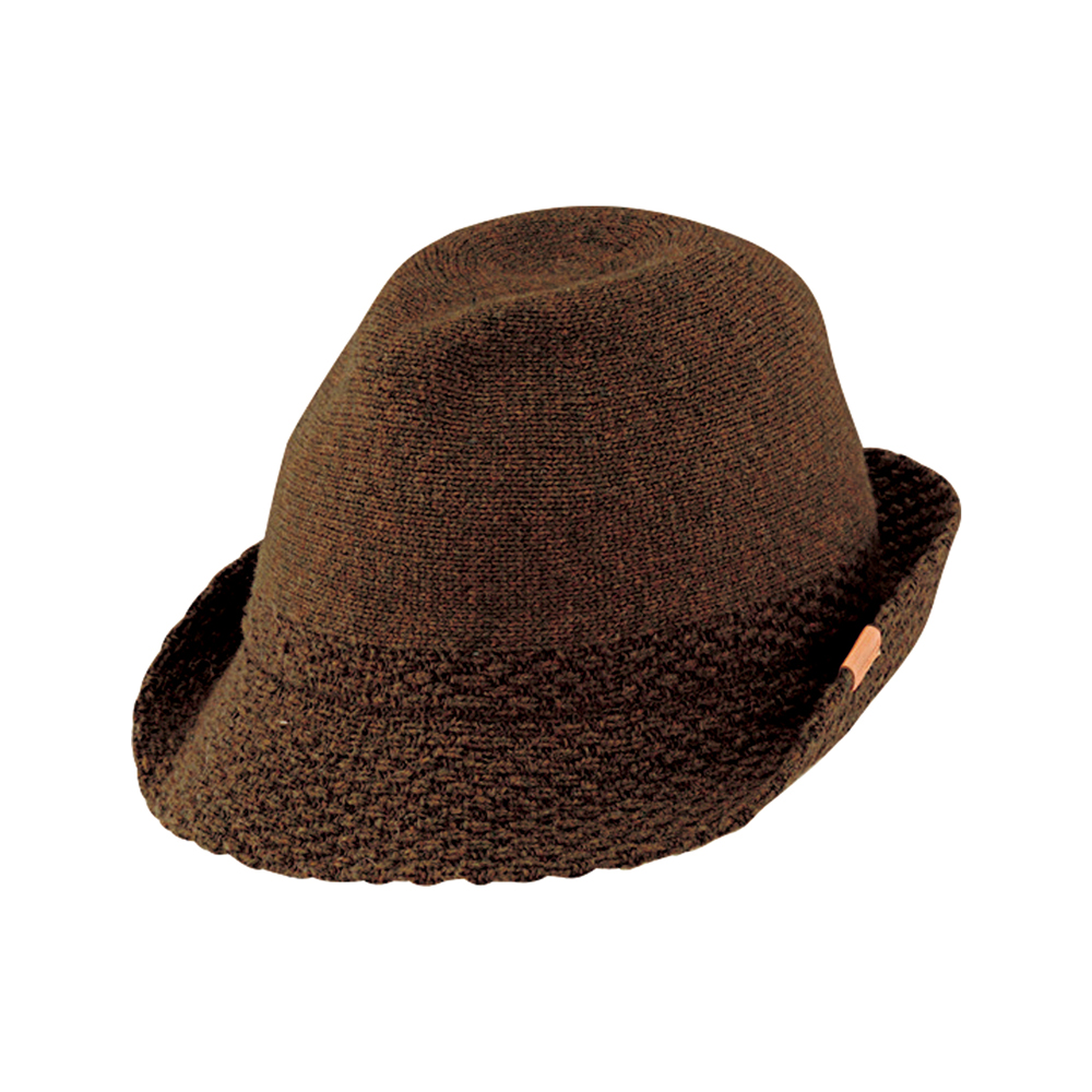울 니트 햇 BROWN