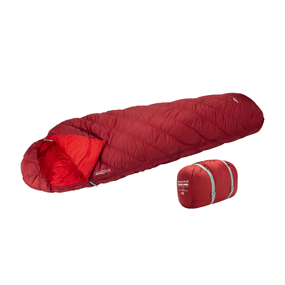 O.D. 다운 슬리핑 백 #0 RED