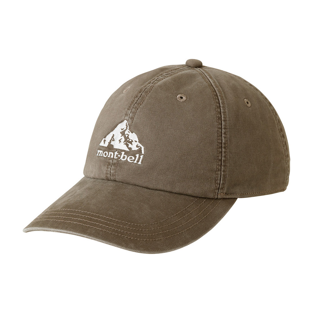 워시드아웃 코튼 캡 BROWN