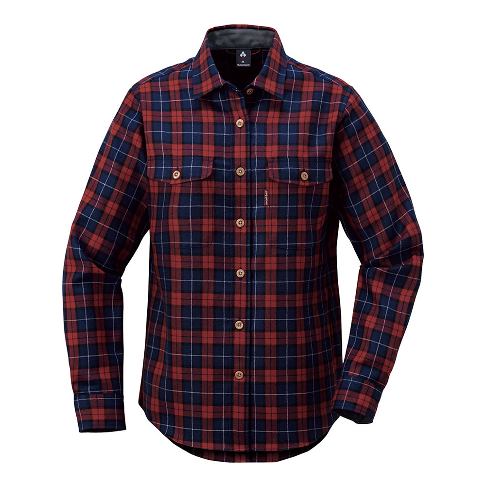 메리노울 트레일 셔츠 여 RED