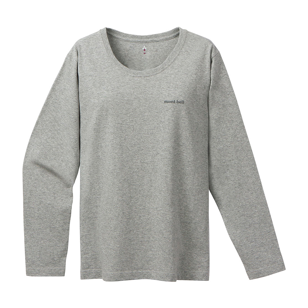 PS 코튼 LS 티 여 LIGHT GRAY