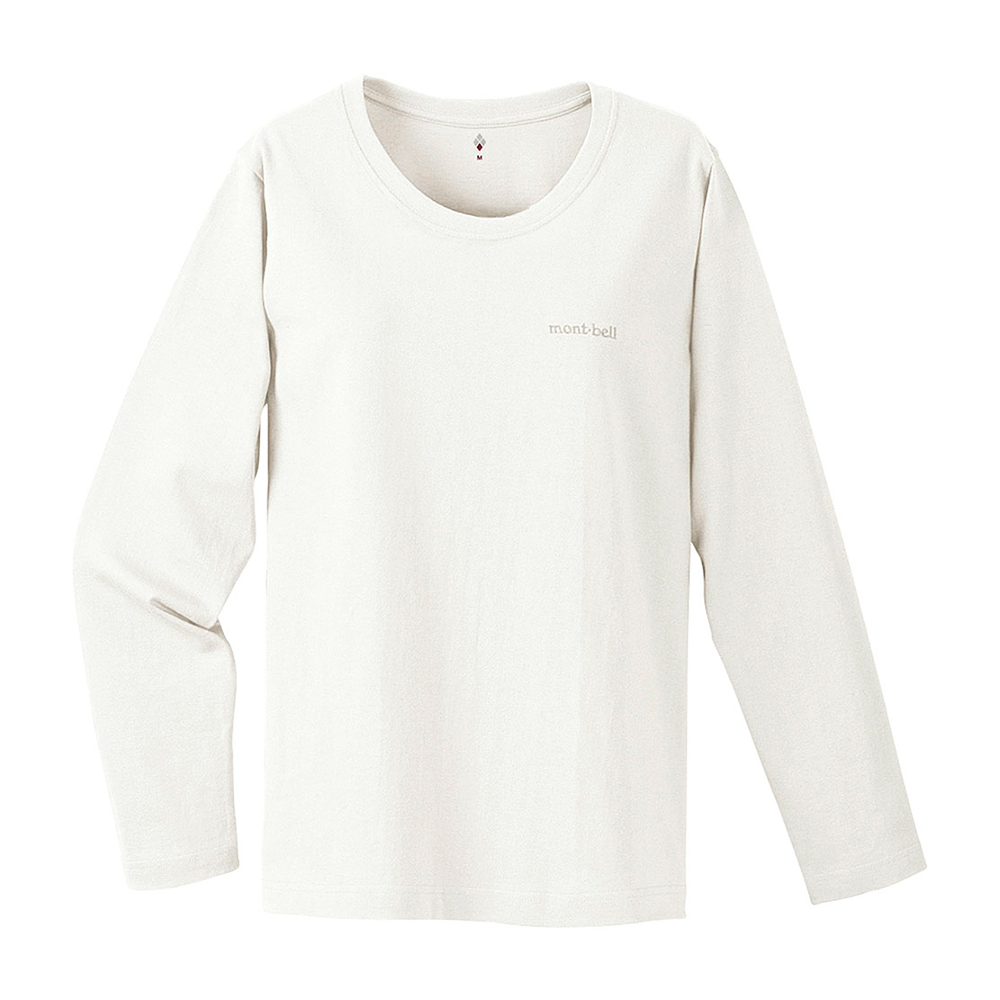 PS 코튼 LS 티 여 WHITE