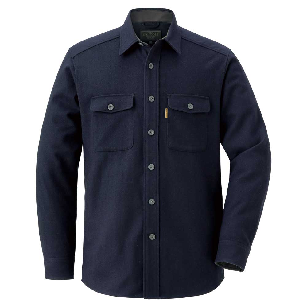 울 마운틴 셔츠 남 DARK NAVY