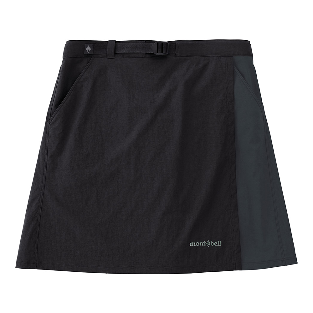 O.D 랩 쇼츠 롱 여 BLACK