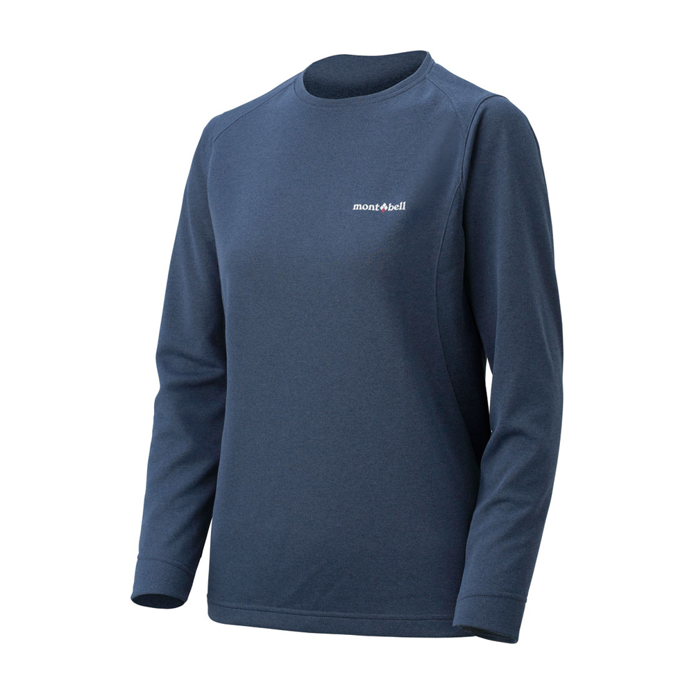 위크론 지오 롱 슬리브 티셔츠 여 CHARCOAL GRAY