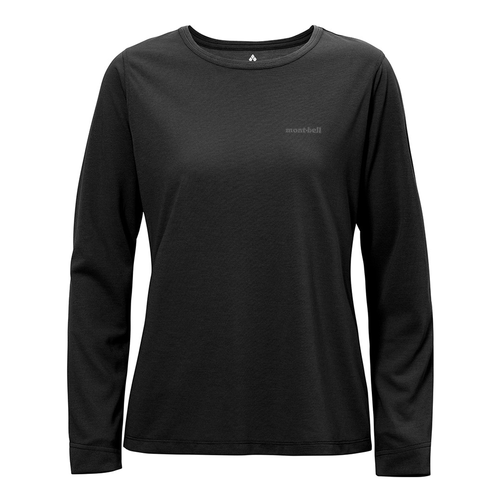 위크론 슬림 롱슬리브 티 여 2 BLACK