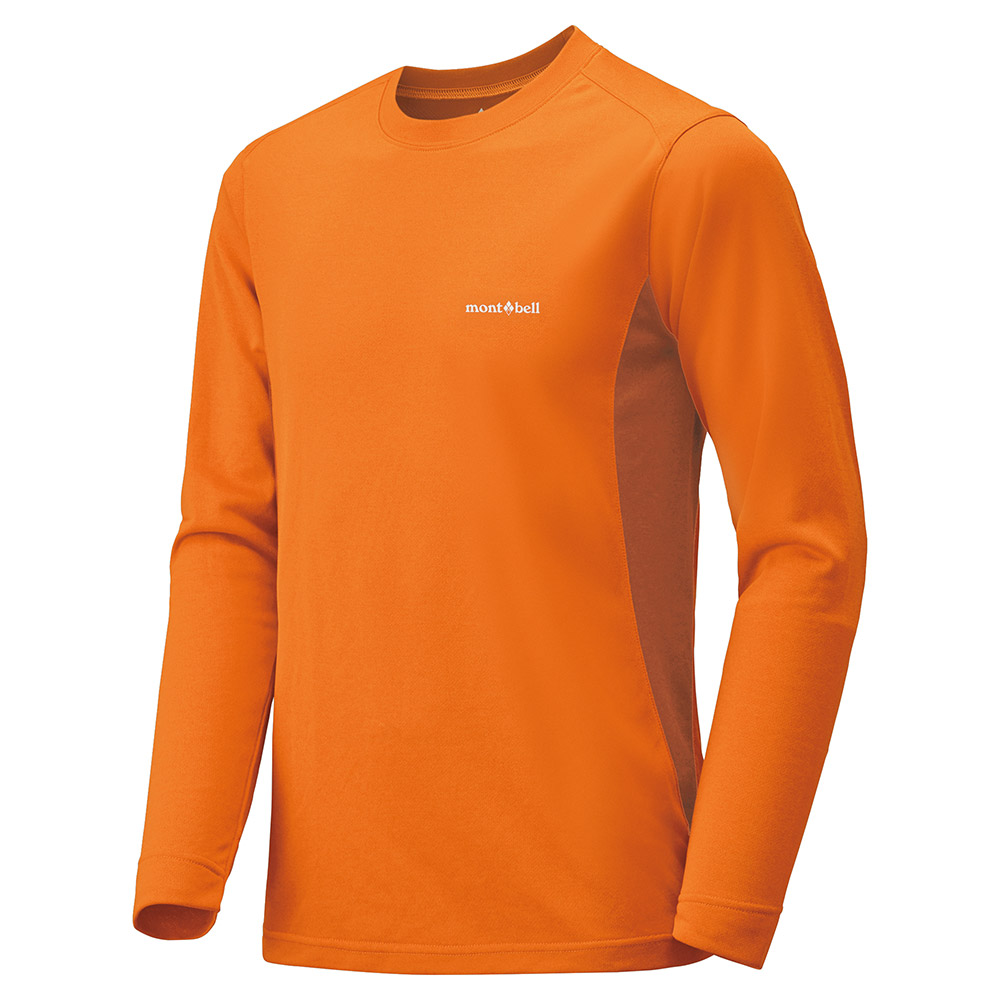 위크론 지오 롱 슬리브 티셔츠 남 ORANGE