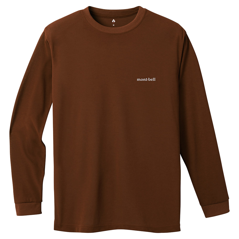 위크론 롱 슬리브 티 남 2 DARK BROWN