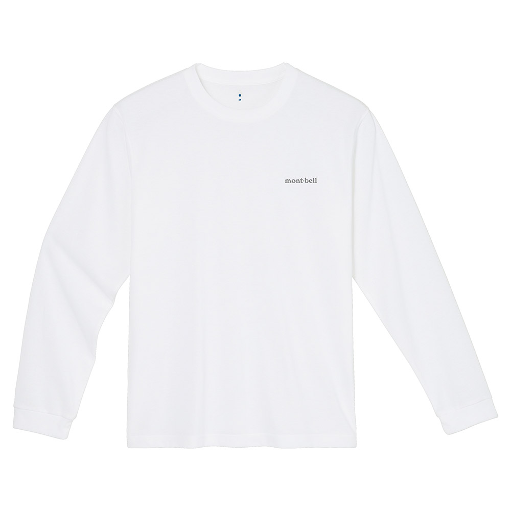 위크론 롱 슬리브 티 남 2 WHITE