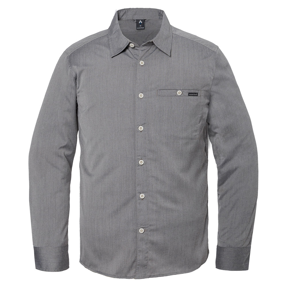 위크론 라이트 싱글포켓 L/S 셔츠 남 DARK GRAY