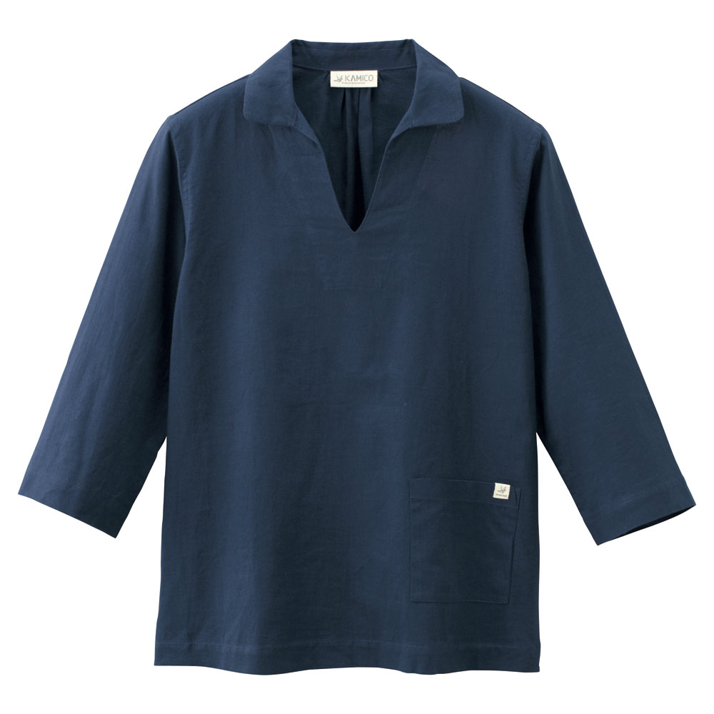카미코 풀오버 셔츠 여 NAVY