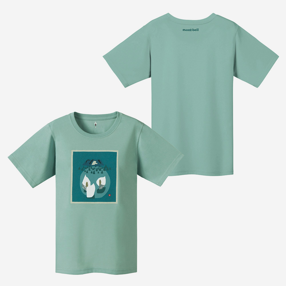 위크론 티 무어 플라워 여 MINT