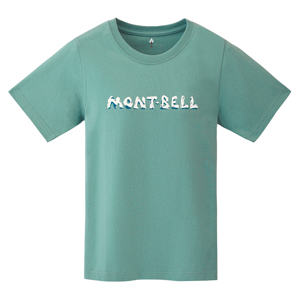 PS 코튼 티 몽벨 로고 이와 여 SKY BLUE