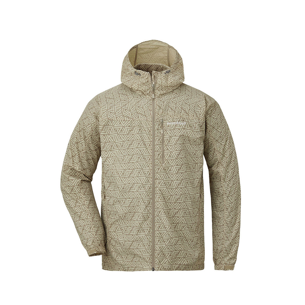 오디 프린트 후드 자켓 남 BEIGE