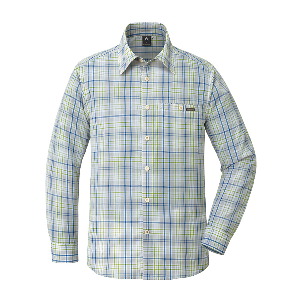 위크론 라이트 싱글 포켓 롱슬리브 셔츠 남 GRAY