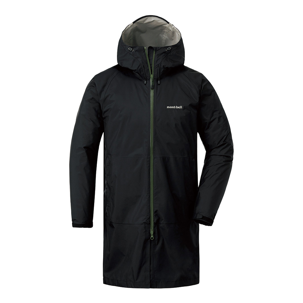 팩 랩 레인 코트 BLACK