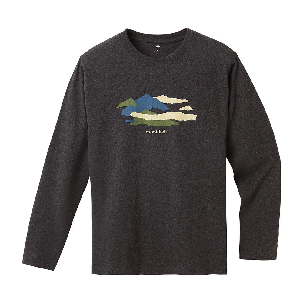 PS 코튼 LS 티 산맥 CHARCOAL