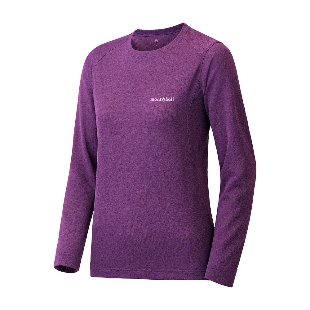 위크론 지오 롱 슬리브 티셔츠 여 PURPLE