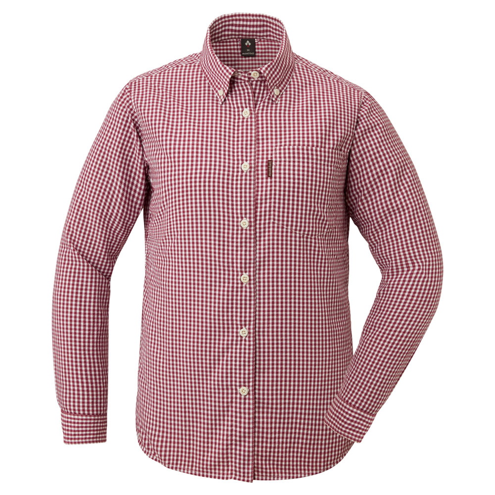 위크론 드라이터치 롱슬리브 셔츠 여 BORDEAUX