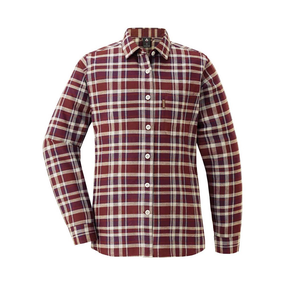 코어 스펀 트레블 셔츠 여 BURGANDY