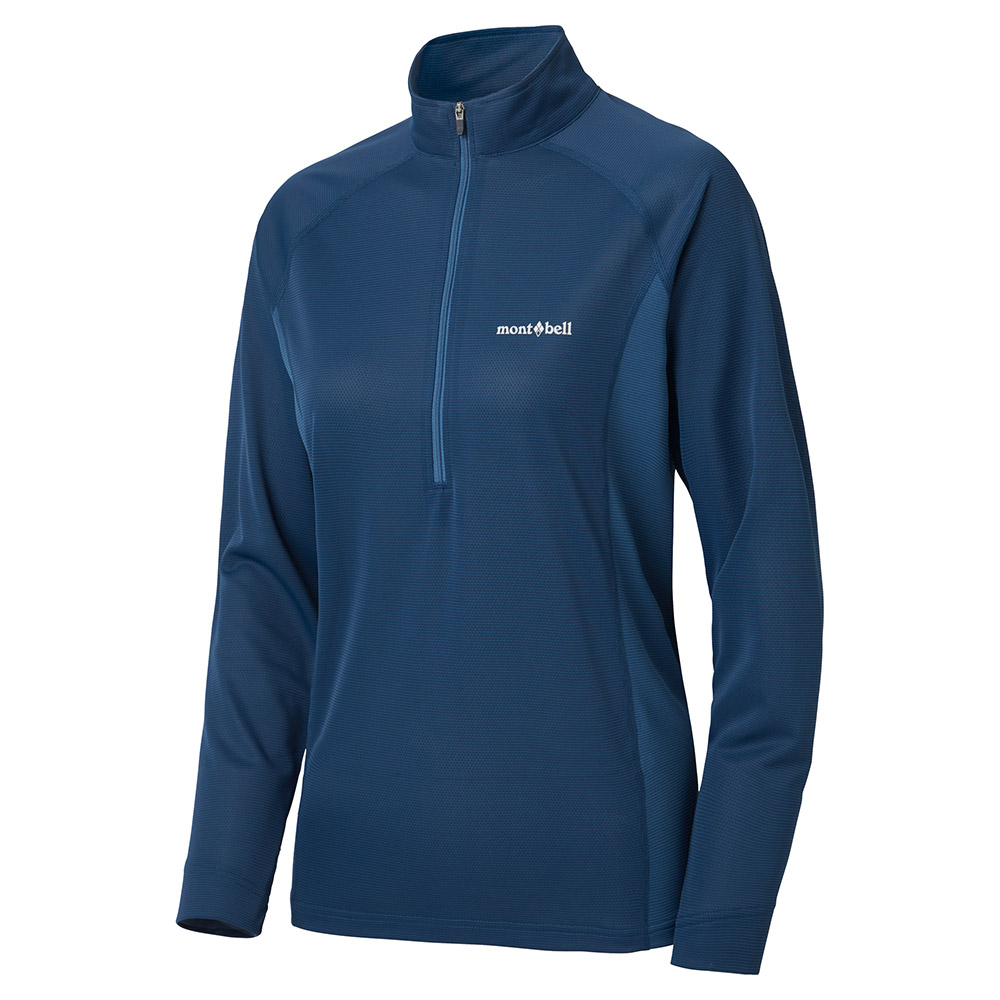 쿨 롱슬리브 집 셔츠 여 NAVY