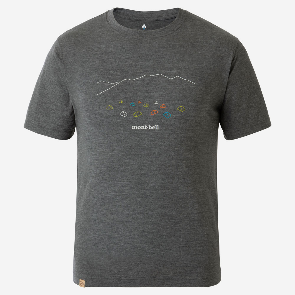 메리노울 플러스 캠프 티 남 DARK GRAY