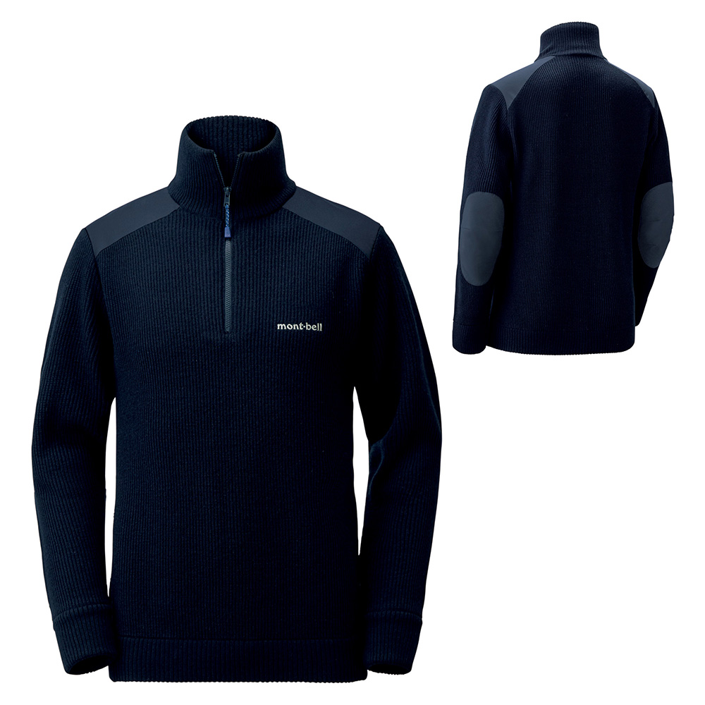 미텔레기 하프 집 스웨터 남 ORANGE