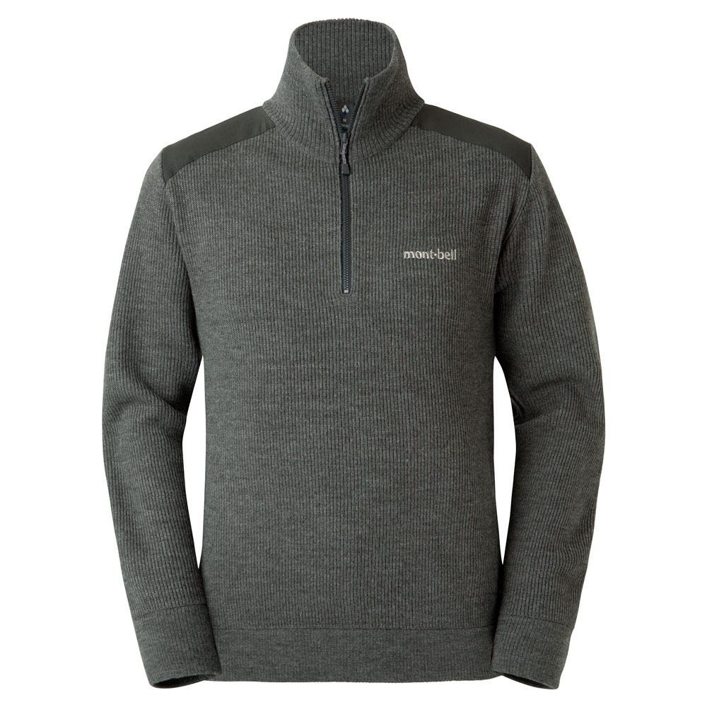 미텔레기 하프 집 스웨터 남 DARK GRAY