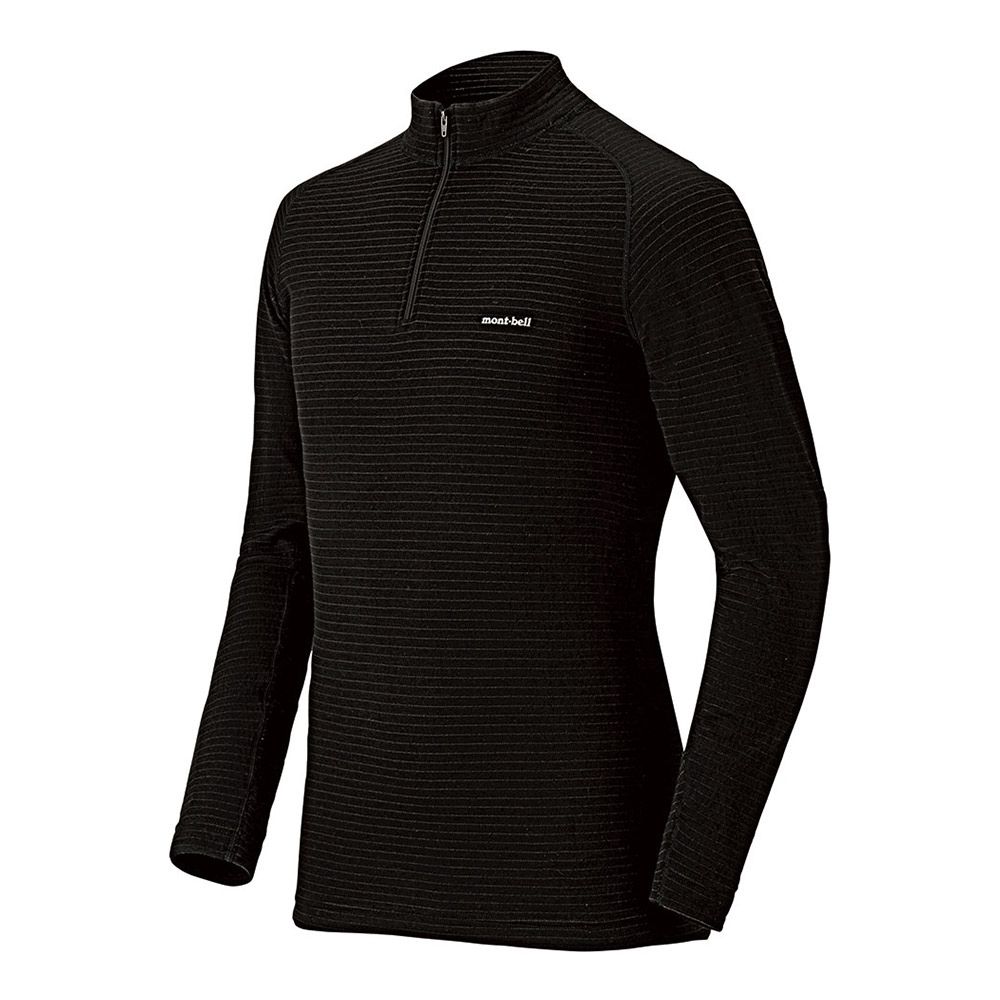 슈퍼메리노울 EXP 하이넥 셔츠 남 BLACK