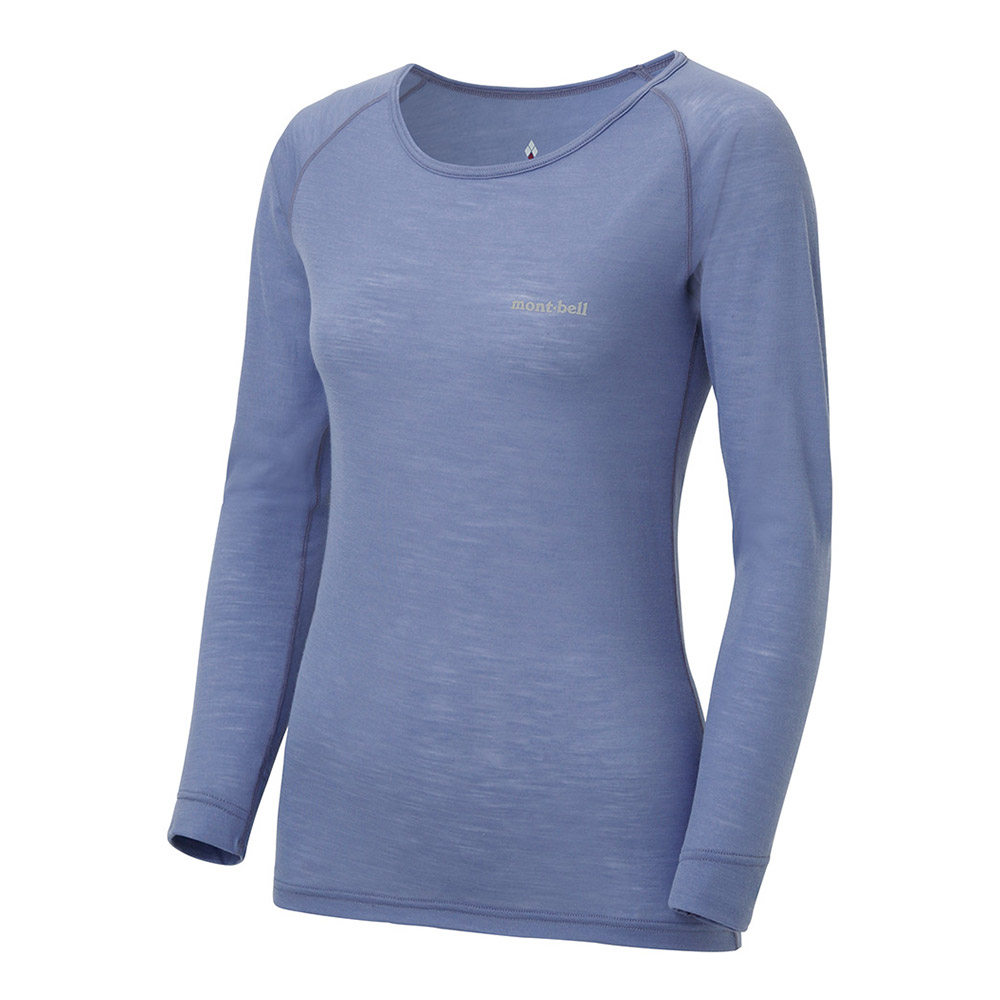 슈퍼메리노울 L.W. 라운드넥 셔츠 여 VIOLET