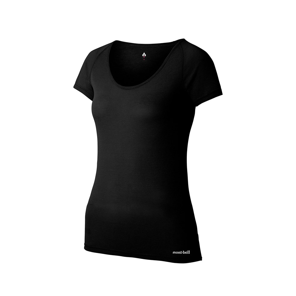 지오라인 L.W. U넥 티셔츠 여 BLACK